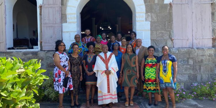 The UWI staff, students and alumni worship at St. Paul’s Anglican Church,  Charlestown, Nevis