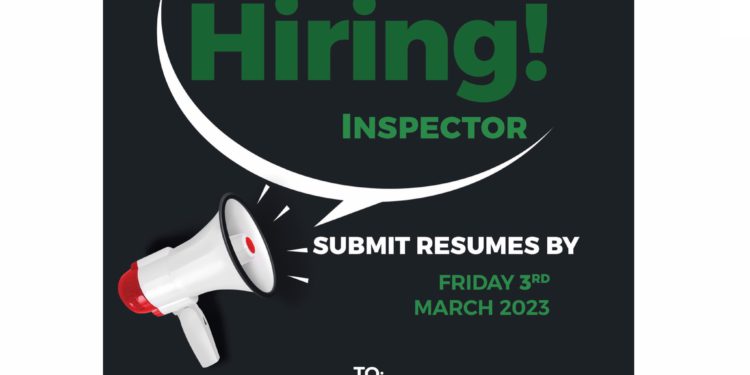 SOCIAL SECURITY BOARD VACANCY: INSPECTOR AT THE HEAD OFFICE, ST. KITTS