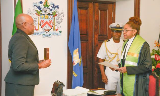 HER EXCELLENCY MARCELLA LIBURD JP SWORN IN AS ST. KITTS AND NEVIS’ FIRST FEMALE GOVERNOR-GENERAL