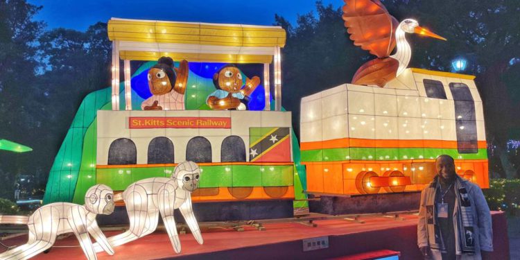 St. Kitts and Nevis’ Lantern Illuminates the night at the 2023 Taiwan Lantern Festival 