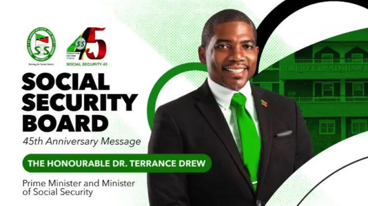 St Christopher and Nevis Social Security Board 45th Anniversary AddressbyPrime Minister and Minister of Social SecurityThe Honourable Dr. Terrance Drew