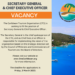 Caribbean Tourism OrganizationVacancy Notice