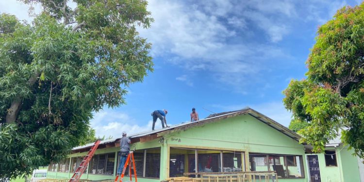 STORAGE SHED EXPANSION PROJECT UNDERWAY AT DEPT OF AGRICULTURE ST. KITTS