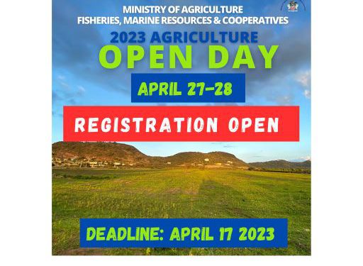 REGISTRATION OPENS FOR AGRICULTURE OPEN DAY