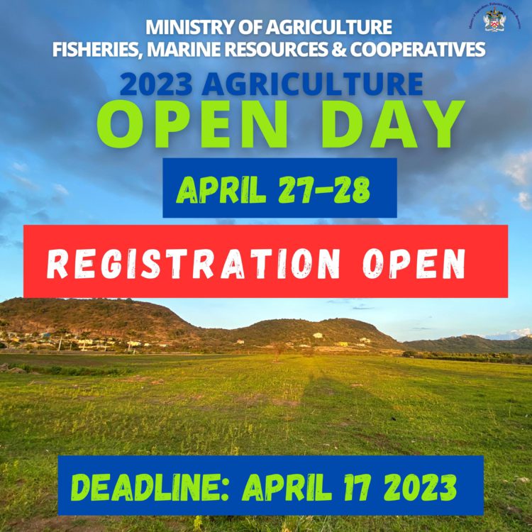 REGISTRATION OPENS FOR AGRICULTURE OPEN DAY