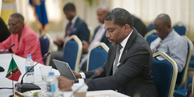 PRIME MINISTER OF SAINT KITTS AND NEVIS ATTENDS REGIONAL SECURITY MEETING