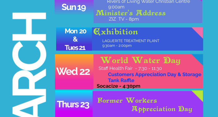 St. Kitts Water Services Department Celebrates World Water Day – MARCH 22, 2023, under the Theme: “Accelerating Change.”