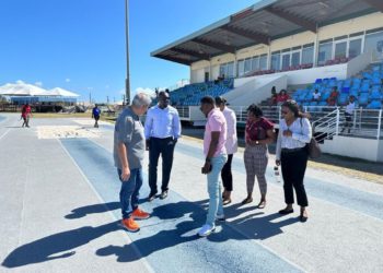 Assessment of Kim Collins Stadium athletic track, installation of new seating priority matters