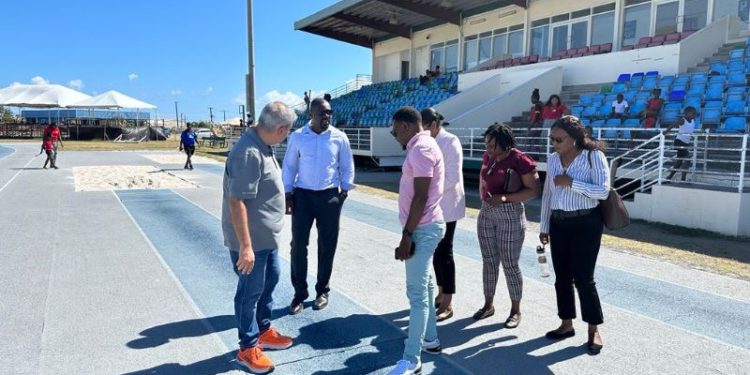 Assessment of Kim Collins Stadium athletic track, installation of new seating priority matters