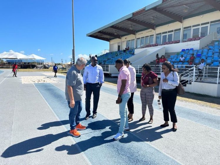 Assessment of Kim Collins Stadium athletic track, installation of new seating priority matters