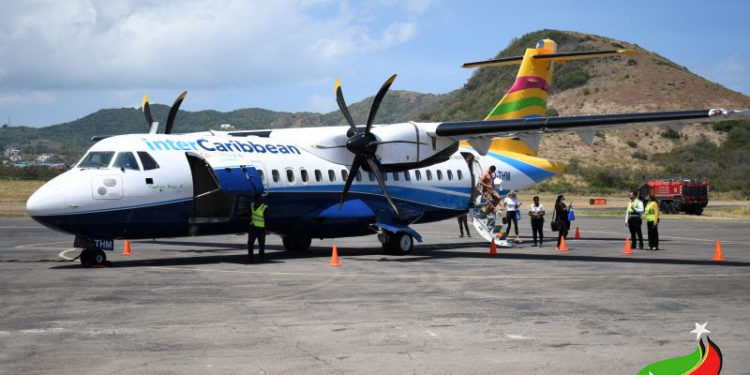 INTERCARIBBEAN AIRWAYS MAKES ITS INAUGURAL FLIGHT TO ST. KITTS