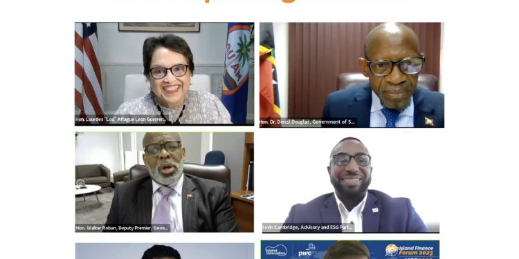 Dr. Douglas invites Investors to St. Kitts and Nevis as he pitches Sustainable Island State Vision at Island Finance Forum