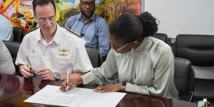 ST. KITTS AND NEVIS SIGNS BILATERAL AGREEMENT WITH UK HYDROGRAPHIC OFFICE