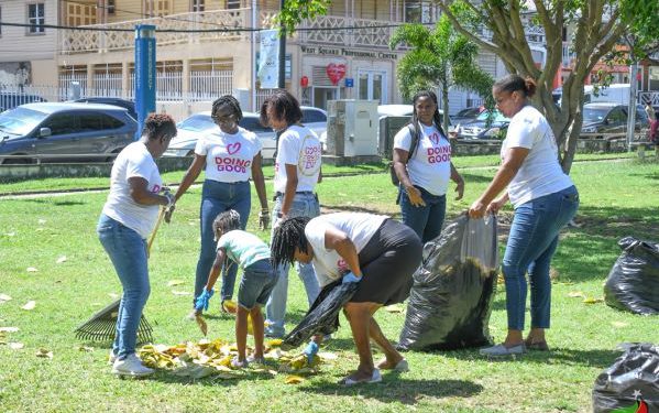 BEAUTIFICATION OF HISTORIC INDEPENDENCE SQUARE BEGINS AS PART OF GOOD DEEDS DAY CELEBRATION