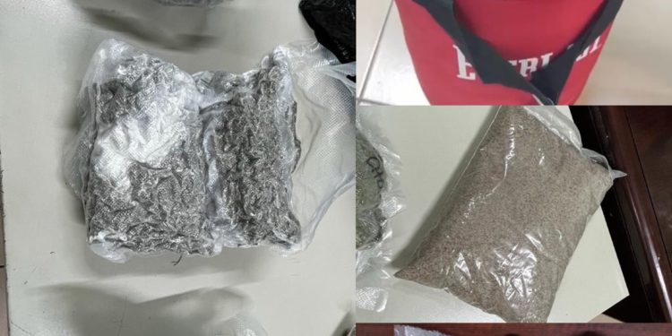 CONTRABAND SEIZED AT RLB INTERNATIONAL AIRPORT