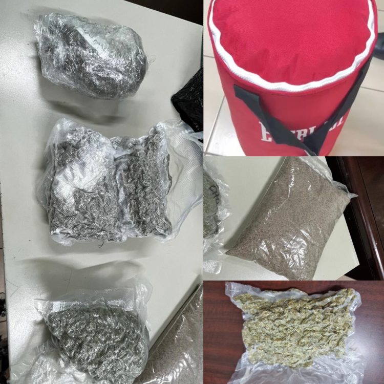 CONTRABAND SEIZED AT RLB INTERNATIONAL AIRPORT
