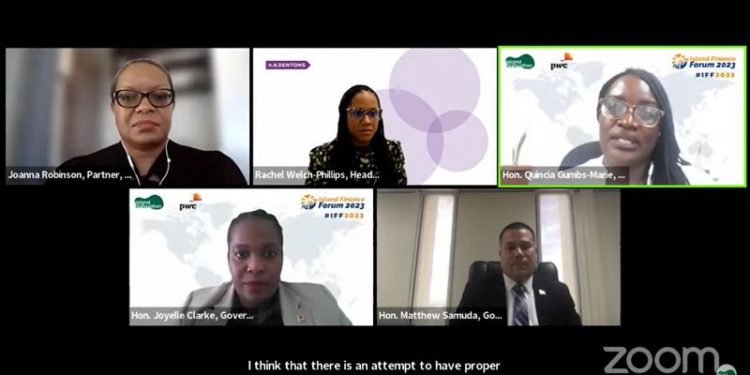 Minister of Sustainable Development addresses Environment Social and Governance Framework and Legislation supporting SDGs in regional panel discussion