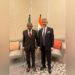 Bilateral Meeting held between Rt. Hon. Dr. Denzil Douglas -Min of Foreign Affairs of Saint Kitts and Nevis and Dr. S. Jaishankar -Min. External Affairs- India