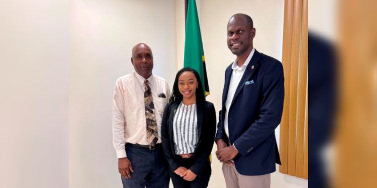 CABINET SECRETARY DR. MARCUS NATTA ENGAGES WITH HIS COUNTERPART IN NEVIS
