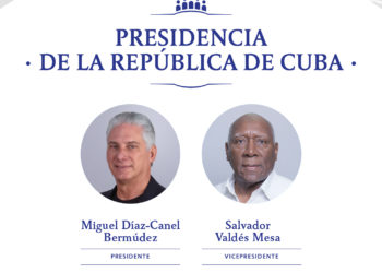Reelected Miguel Díaz-Canel President of the Republic of Cuba