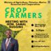 MINISTER OF AGRICULTURE TO MEET WITH ALL CROP FARMERS THIS WEEK