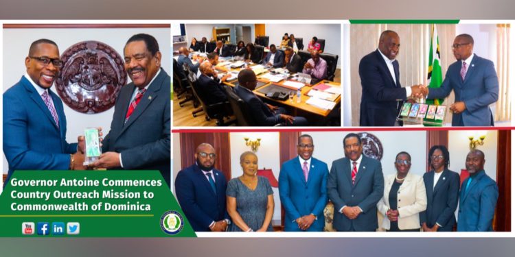 ECCB Governor’s Next Country Outreach Mission Runs From 8 to 11 May in Commonwealth of Dominica