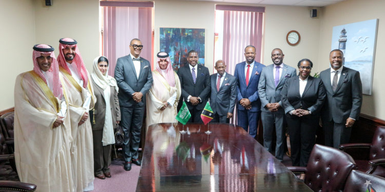 His Excellency Ahmed Agil Al Khateeb Pays Courtesy Call on Prime Minister Hon. Dr. Terrance Drew