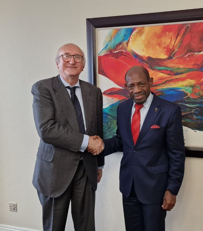 FOREIGN MINISTER DOUGLAS ENGAGES WITH BILATERAL PARTNERS IN THE MARGIN OF MEETINGS IN JAMAICA