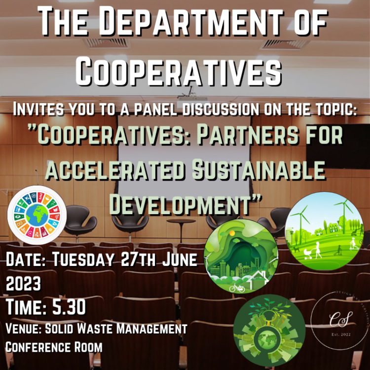 PUBLIC INVITED TO PARTICIPATE IN PANEL DISCUSSION BEINGHELD IN OBSERVATION OF INTERNATIONAL DAY OF COOPERATIVES