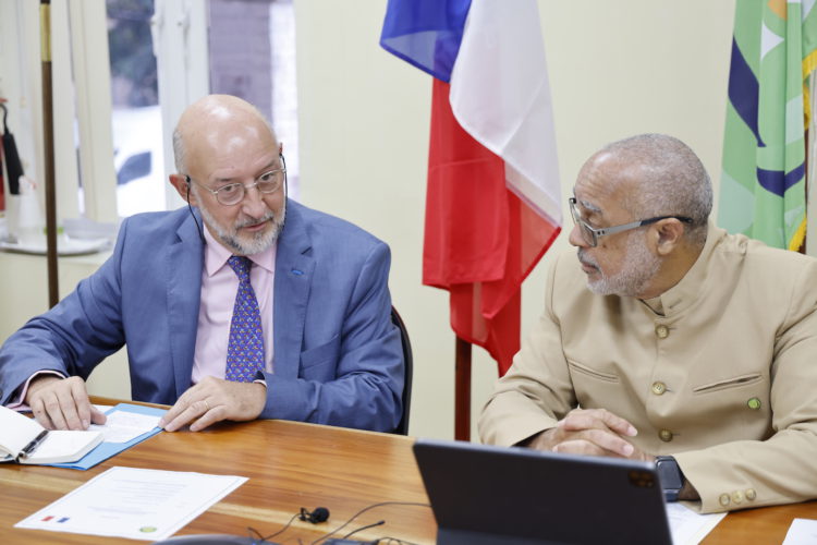 Ambassador of France to the OECS presents his Credentials