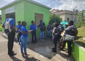 Departments of Constituency Empowerment and Community Development engage the community during walk-through