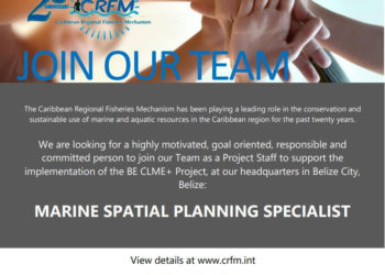 JOB OPPORTUNITY AT CRFM | Marine Spatial Planning Specialist