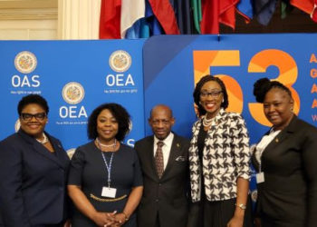 Foreign Minister Douglas leads St. Kitts and Nevis delegation to the 53rd OAS General Assembly in Washington, D.C.