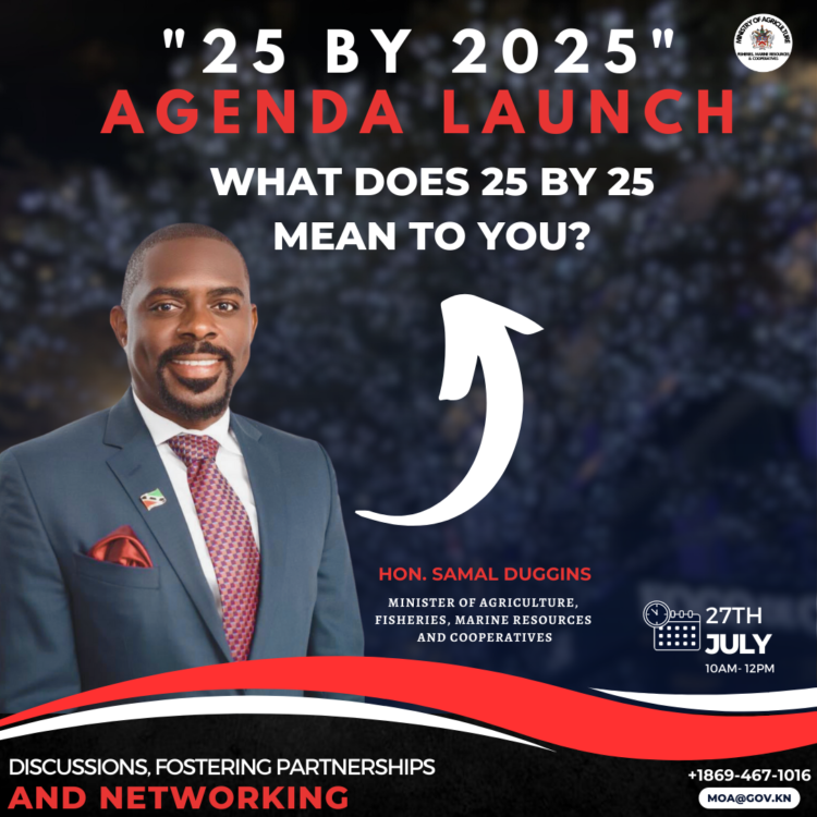 PUBLIC INVITED TO AGRICULTURE MINISTRY’S 25 BY 25 AGENDA LAUNCH CEREMONY