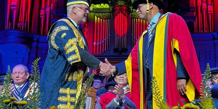 ST. KITTS AND NEVIS’ TOURISM ADVISOR AWARDED HONORARY DOCTORATE FOR CONTRIBUTION TO THE SECTOR FROM THE UNIVERSITY OF BOLTON