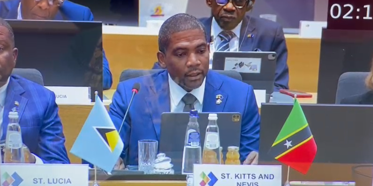 ST. KITTS AND NEVIS’ PRIME MINISTER REITERATES URGENT CALL FOR CLIMATE ACTION AT EU-CELAC SUMMIT