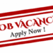 Job Listing/Vacancy – Project Coordinator