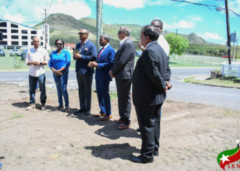 PRIME MINISTER DR. DREW AND DEPUTY PRIME MINISTER DR. HANLEY VISIT SITES WHERE NEW AFFORDABLE SMART HOMES WILL BE BUILT