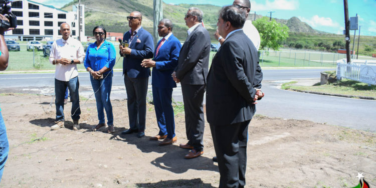 PRIME MINISTER DR. DREW AND DEPUTY PRIME MINISTER DR. HANLEY VISIT SITES WHERE NEW AFFORDABLE SMART HOMES WILL BE BUILT