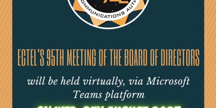 ECTEL Invites the Public to Observe its 95th Board of Directors Meeting