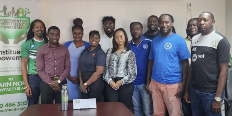 Department of Constituency Empowerment invests in 2022 SKNFA Super Six Teams to fund community projects