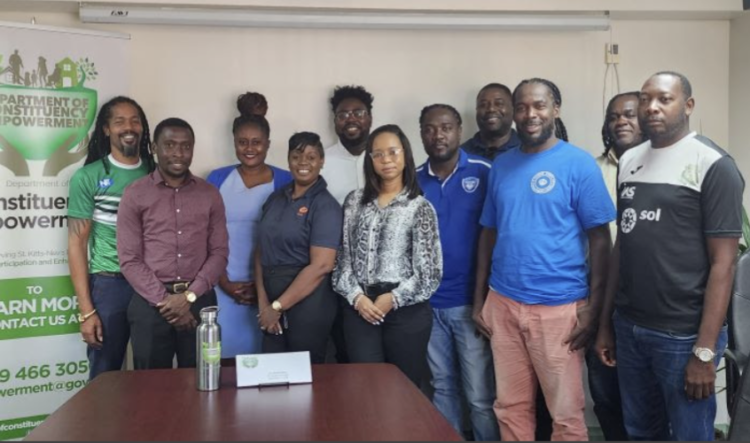 Department of Constituency Empowerment invests in 2022 SKNFA Super Six Teams to fund community projects