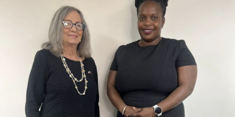 Minister Clarke engages United States Ambassador Her Excellency Linda Taglialatela on a range of climate-related issues of mutual interest