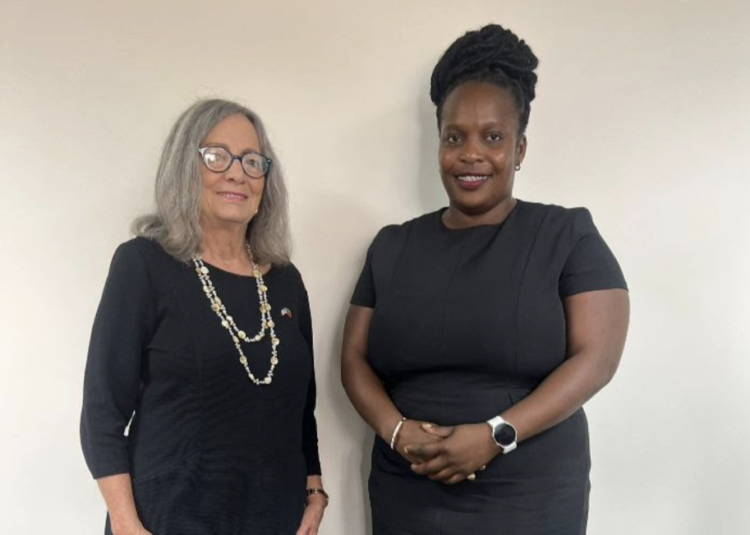 Minister Clarke engages United States Ambassador Her Excellency Linda Taglialatela on a range of climate-related issues of mutual interest