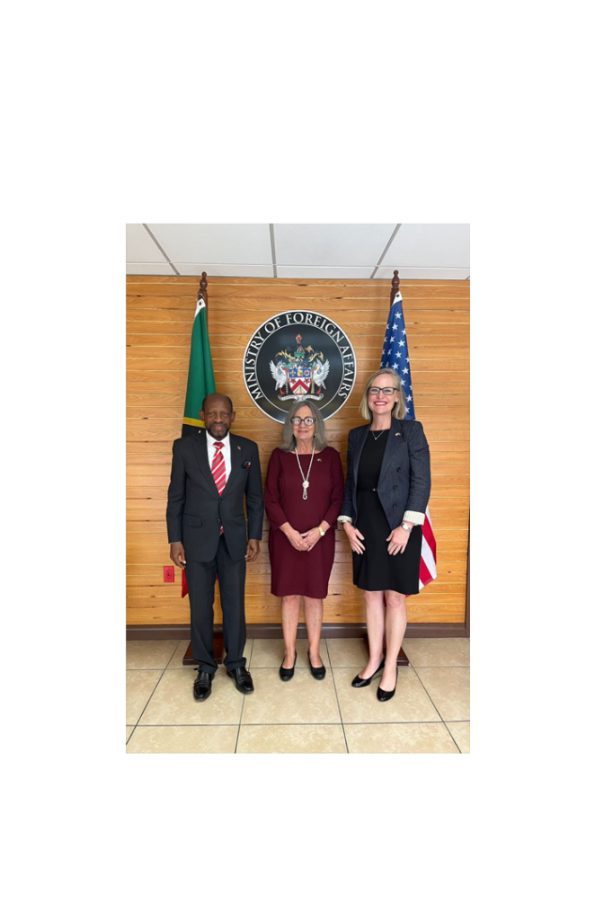 Minister Douglas Engages in Strategic Dialogue with U.S. Delegation led by H.E. Linda Taglialatela