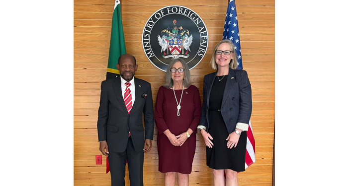 Minister Douglas Engages in Strategic Dialogue with U.S. Delegation led by H.E. Linda Taglialatela