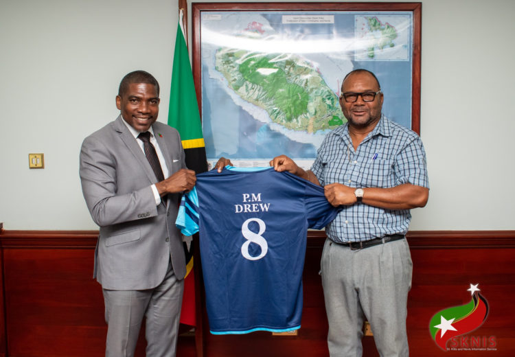 Prime Minister Hon. Dr. Terrance Drew Acknowledges Flow 4G Cayon Rockets and SOL Island Auto Conaree FC Achievements