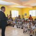 PRIME MINISTER DR. DREW FULFILS PROMISE BY DONATING MUCH NEEDED EQUIPMENT TO THE LOUISA GRANT PRE-SCHOOL