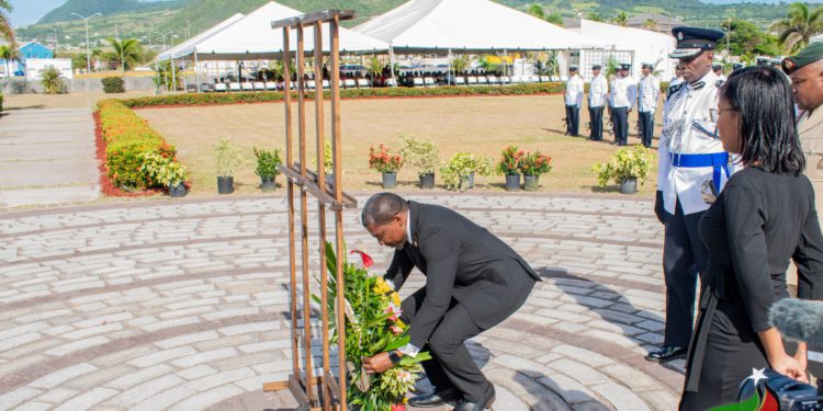 PRIME MINISTER DR. DREW PAYS TRIBUTE TO THE FIVE NATIONAL HEROES OF ST. KITTS AND NEVIS