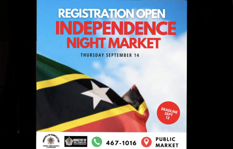 REGISTRATION NOW OPEN FOR INDEPENDENCE NIGHT MARKET SET FOR SEPT 14TH 